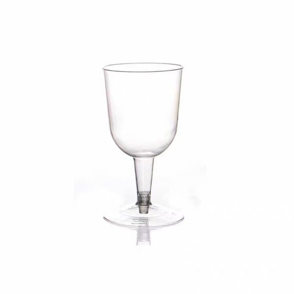 【8個裝】一次性透明紅酒杯 高腳杯 【8 pcs】Disposable wine glasses Plastic wine Glasses party Red Wine cup