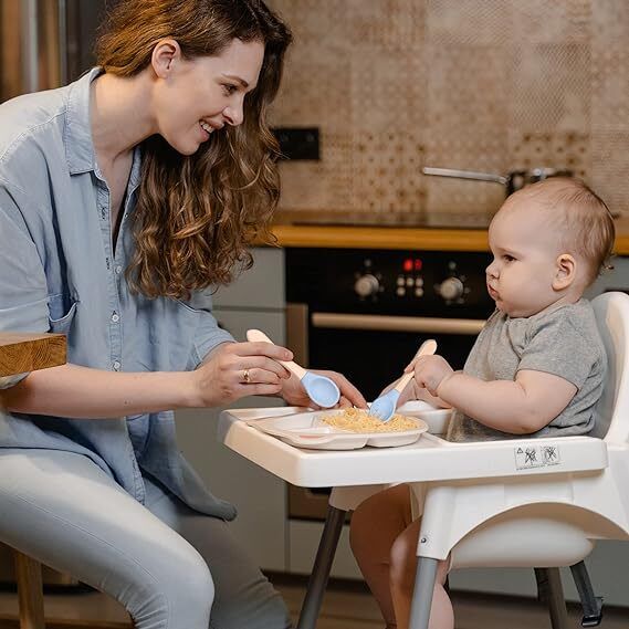 【實木柄】YNI 日式兒童矽膠軟叉 【Solid Wood Handle】YNI Japanese-Style Silicone Soft Fork for Children