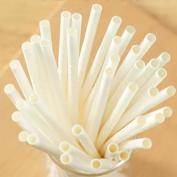 【30支裝】YNI一次性環保紙吸管 可彎曲紙飲筒 【30-Pack】YNI Disposable Eco-Friendly Paper Straws - Flexible