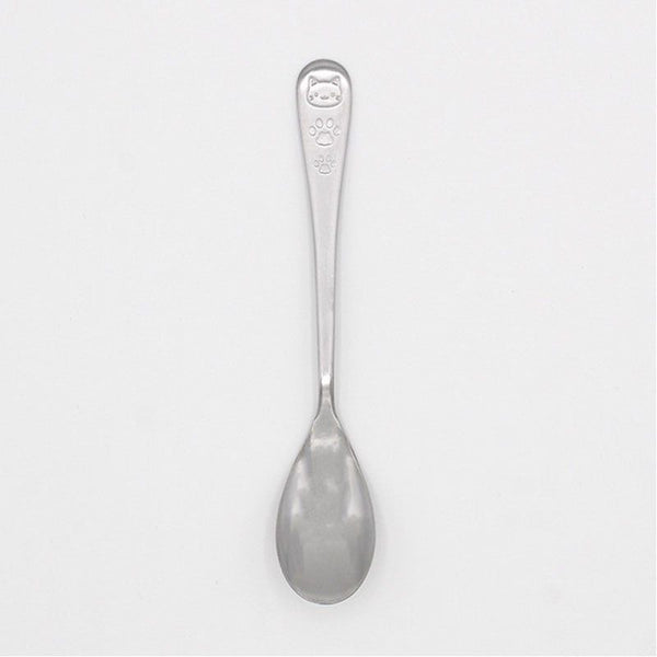 【日本製】不鏽鋼貓臉茶匙 貓爪造型匙羹  【Made in Japan】Japanese stainless cat spoon for coffee and desserts