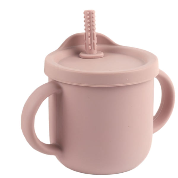 【食品級】YNI 日式矽膠兒童水杯 防滑雙耳握把 【Food-Grade】YNI Japanese-Style Silicone Kids' Water Cup with Non-Slip Dual Handles