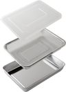 【日本製 | 7件套裝】帶蓋不鏽鋼食物盤套裝 油炸盤 Japan Stainless Steel Mesh Tray Set