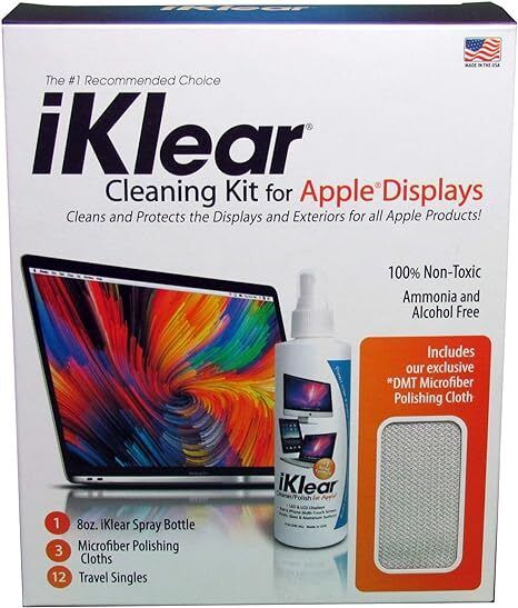 【美國製】iKlear 高級螢幕清潔劑套件 蘋果用品清潔液套裝 The Original Premium iKlear Screen Cleaner Kit For Iphone, Ipad, Imac