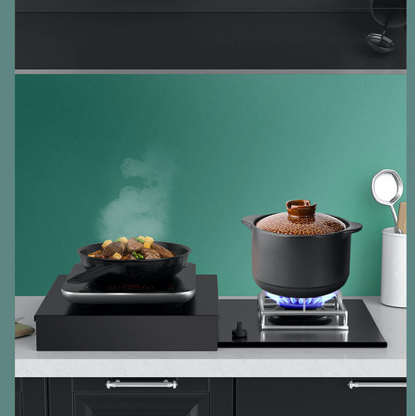 廚房黑色不銹鋼置物架 不銹鋼灶台蓋板 Kitchen Black Stainless Steel Shelf Stainless steel cooktop cover induction cooker rack rice cooker stand