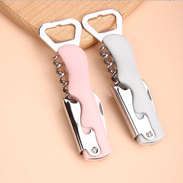 不銹鋼葡萄酒開酒器 啤酒啟瓶器 開罐頭 Stainless Steel Bottle Opener – Heavy Duty Metallic Wine Openers