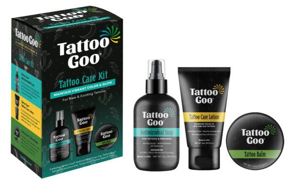 【美國製｜3件套裝】Tattoo Goo 紋身保養保色護理裝 Tattoo Goo tattoo Care Kit tattoos aftercare kit maintain vibrant color set