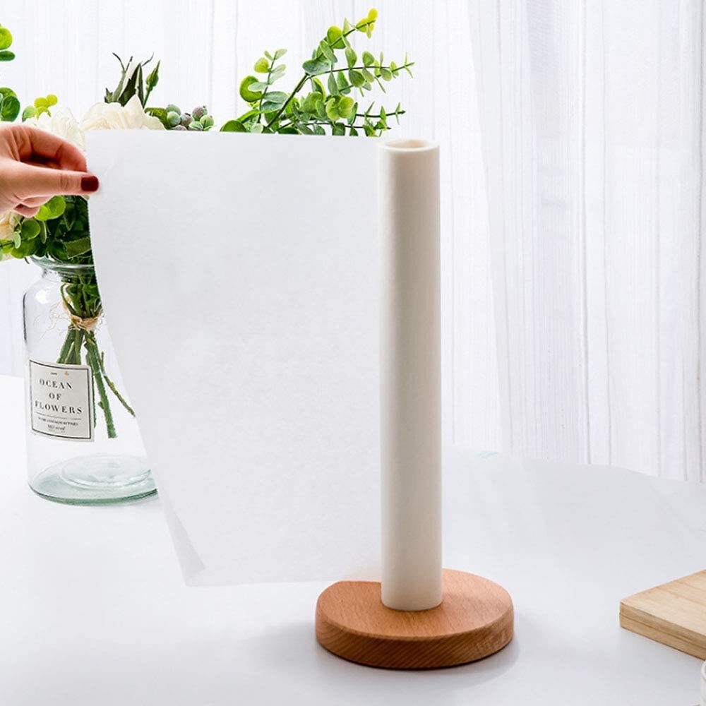 日式實木紙巾架 廚房紙架 懶人抹布架 Japanese Wooden Paper Towel Holder Kitchen Paper Holder Lazy Rag Holder