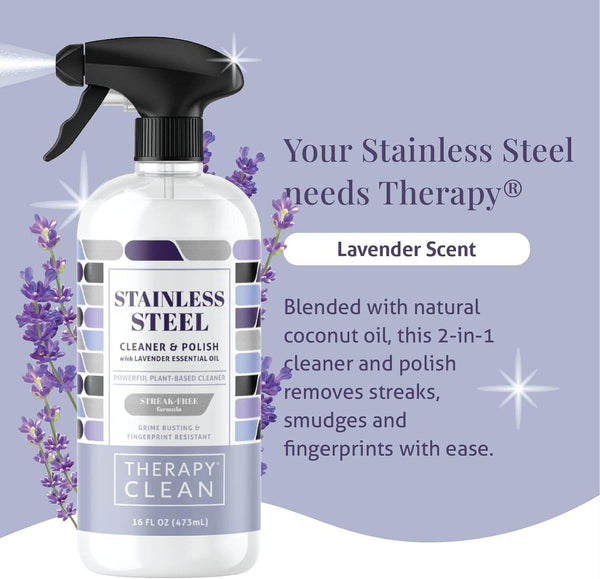 【美國製】Therapy Clean 不銹鋼清潔劑 不銹鋼拋光劑 Therapy Clean Stainless Steel Cleaner Polisher All Purpose Cleaner