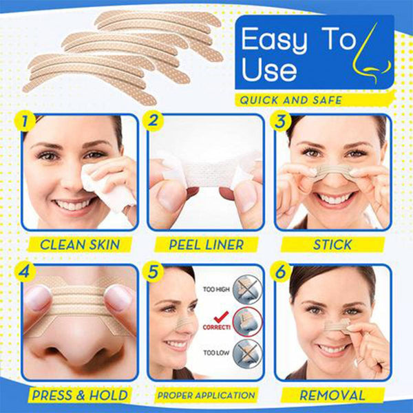 【10pcs】EELHOE 鼻貼 鼻腔擴張貼 EELHOE Nasal Strips, Nasal Congestion Relief due to Colds & Allergies