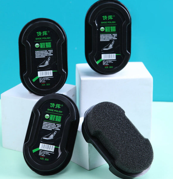 【雙面可用】多功能保養海綿鞋蠟 擦鞋蠟 【Double-sided usable】Shoe Polish Sponge Instant Shoe Shine Sponge for All Leather Stuff and All Leather Colors