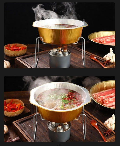 【2個裝】固體酒精燃料 便攜小火源 小火鍋加熱小火爐 Solid Alcohol Fuel Powerful Fire Quick Heating Fuel Camping Hot Pot Heating