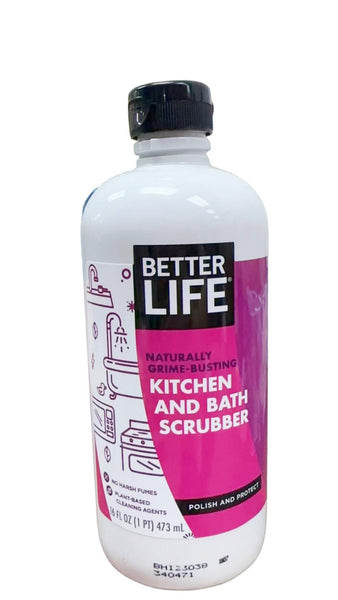 【美國製 | 473ml】Better Life 天然浴室清潔劑 廚房清潔劑 灶台清潔液 Natural Bathroom Cleaner Kitchen Cleaner Cooktop Cleaner