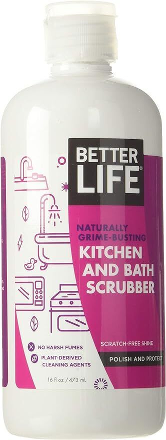 【美國製 | 473ml】Better Life 天然浴室清潔劑 廚房清潔劑 灶台清潔液 Natural Bathroom Cleaner Kitchen Cleaner Cooktop Cleaner