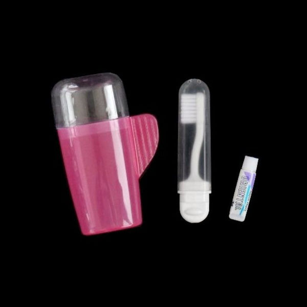 【日本製|三合一】日本牙刷旅行套裝 帶牙膏 Toothbrush Travel Set with Toothpaste