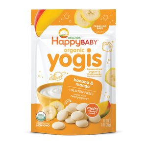 【美國製 | 2包裝】Happy Family Organics 有機士多啤梨乳酪粒 Banana Mango Flavor Yogurt