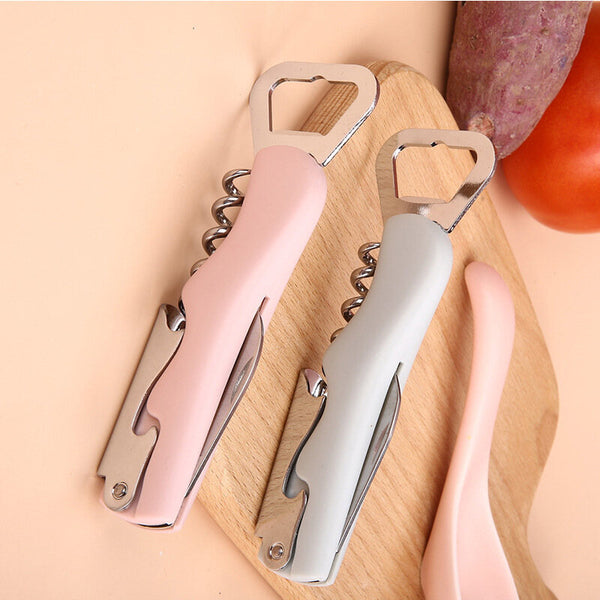 不銹鋼葡萄酒開酒器 啤酒啟瓶器 開罐頭 Stainless Steel Bottle Opener – Heavy Duty Metallic Wine Openers