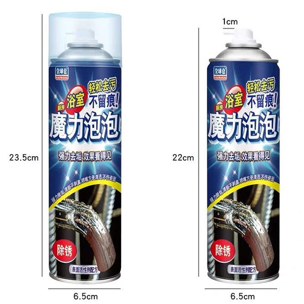 【520ml】浴室泡泡清潔劑 強力去垢去污劑 Bathroom bubble cleaning spray Tile and glass cleaner Strong kitchen stain remover Rust remover