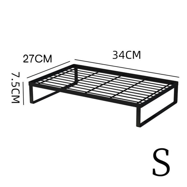【優質碳鋼】廚房煤氣灶蓋板 黑色置物架 Gas stove cover