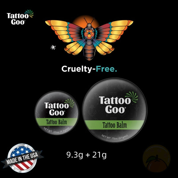 【美國製｜2件裝】Tattoo Goo 紋身護理藥膏 曬傷 刮傷 傷口護理膏（9.3g+21g）Tattoo Goo Original After Care Salve