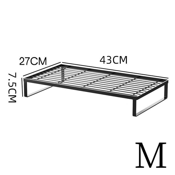【優質碳鋼】廚房煤氣灶蓋板 黑色置物架 Gas stove cover