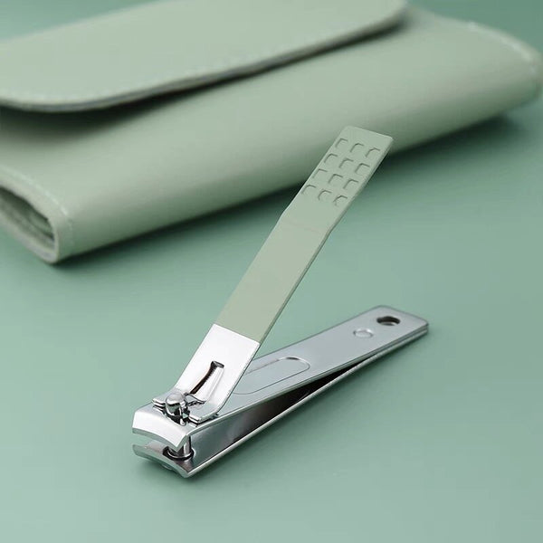 【12件套】不銹鋼指甲鉗套裝 指甲鉗套裝  【12 Pieces】 Manicure Set with PU Leather Case