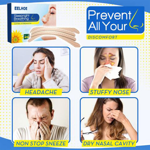 【10pcs】EELHOE 鼻貼 鼻腔擴張貼 EELHOE Nasal Strips, Nasal Congestion Relief due to Colds & Allergies