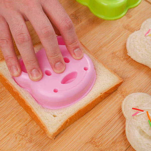 【2個裝】YNI 可愛小熊三文治模具 麵包飯糰模具 【2-Piece Set】YNI Cute Bear Sandwich Mold & Bread Rice Ball Mold