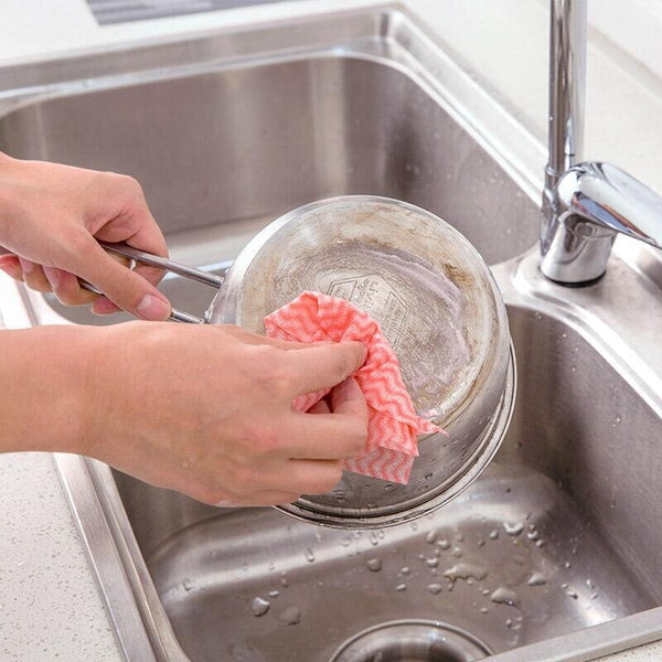 【80片】一次性抽取式洗碗布 無紡布 【80pcs】Rag cleaning cloth Disposable kitchen dish cloth Hygiene cleaning cloth