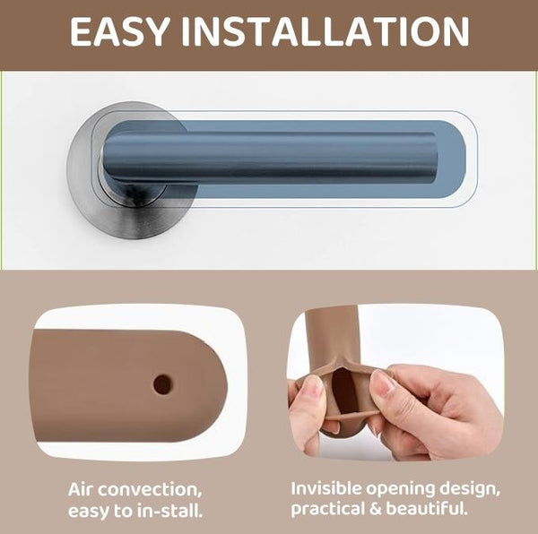 【2個裝】YNI 矽膠門把手保護套 房間門扶手套 【2-Pack】YNI Silicone Door Knob Protectors