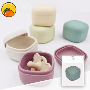 日式奶嘴收納盒 便攜防塵奶嘴盒 矽膠收納盒 奶咀盒 Baby Pacifier Storage Case Dustproof Pacifier Holder Pacifier Case