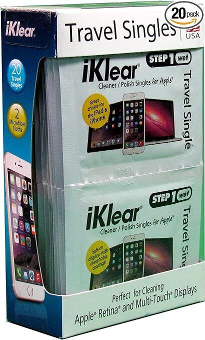【美國製】iKLEAR 電子屏幕清潔套装 Iklear Digital Screen Cleaning Kit iPhone iPad Cl ...