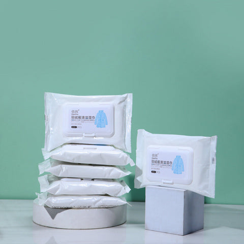 【80片】一次性羽絨清潔濕紙巾 衣服外套清潔濕紙巾 【80 pcs】Disposable Down Cleaning Wipes Jacket Cleaning Wipes