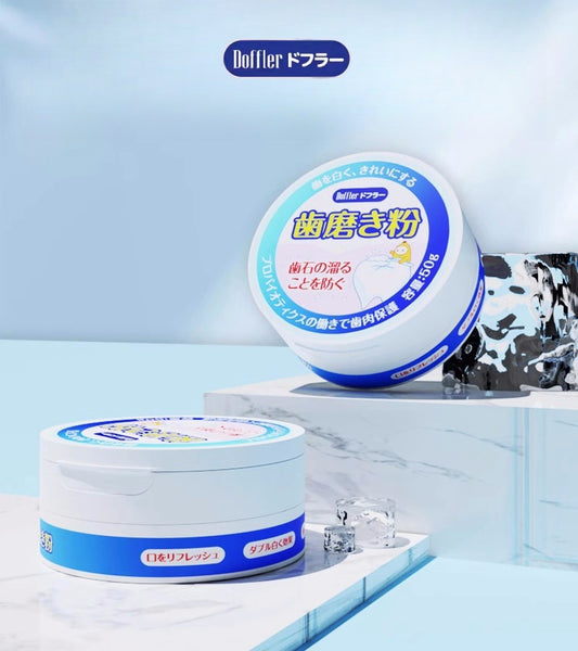 Doffler 洗牙粉 益生菌潔牙粉 美白去漬 清新口腔 Doffler probiotics tooth powder breath fresher Whitening Tooth