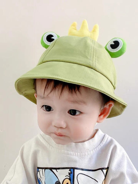 【帽子＋面罩兩用】小孩防疫帽 嬰兒防護面罩 寶寶防護帽 【Removable Face Shield】baby Bucket Hat with face shield Dustproof Sun hats