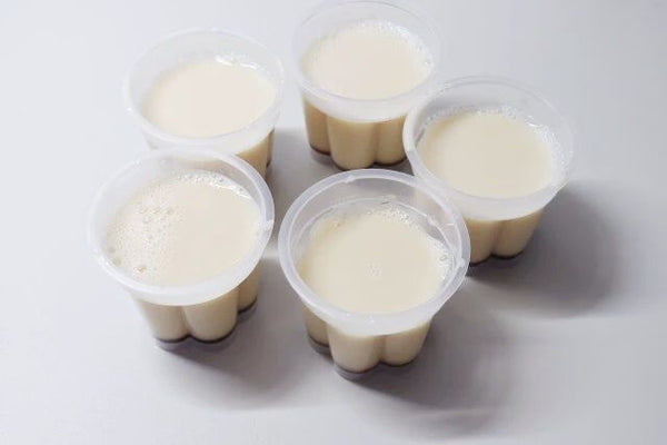 【日本製 | 5個裝】日本帶蓋花形布丁杯 【Made in Japan | Set of 5】 Lidded Floral Pudding Cups