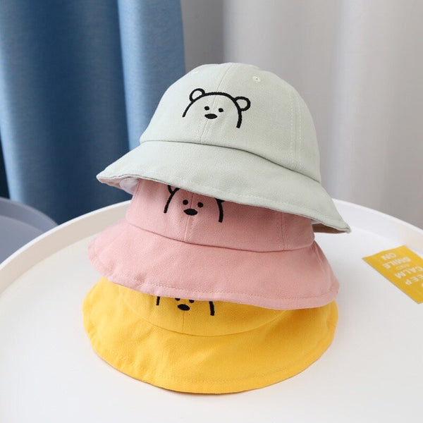 【可拆面罩｜兩用】寶寶防疫帽 嬰兒防護面罩 【Removable Face Shield】kids Bucket Hat with face shield Dustproof Sun hats baby face mask