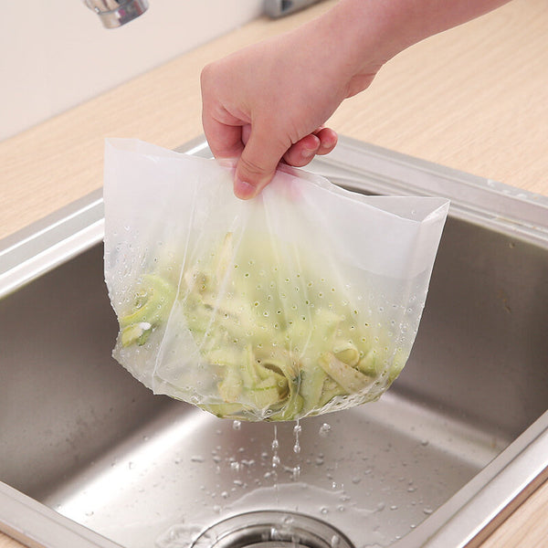 【30隻】廚房瀝水垃圾袋 廚餘瀝水袋 鋅盤濾袋 【30PCS】Kitchen drain garbage bag sink filter bag sink drain strainer food catcher