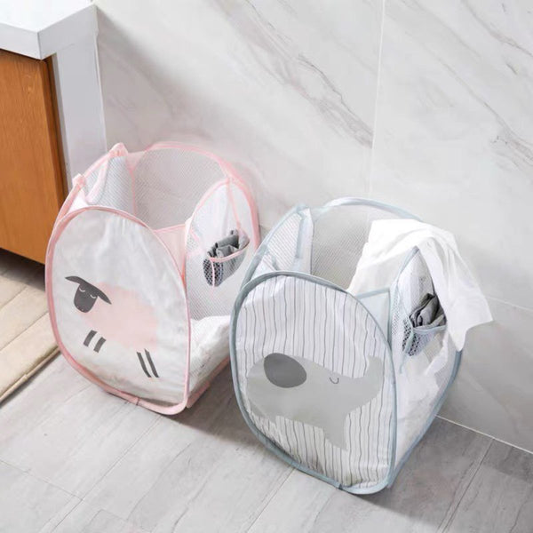 可摺疊衣物收納籃 污衣籃  洗衣籃 Foldable Clothes Storage Basket Sewage Basket Laundry Basket