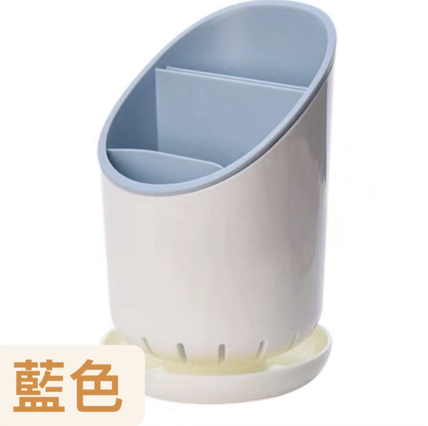 雙層瀝水餐具架 筷子架 瀝水餐具收納 筷子筒 Draining Utensil Holder Chopstick Cage Standing Cutlery Organizer Tableware Storage