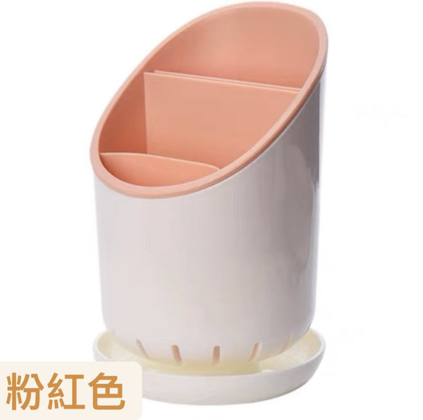 雙層瀝水餐具架 筷子架 瀝水餐具收納 筷子筒 Draining Utensil Holder Chopstick Cage Standing Cutlery Organizer Tableware Storage