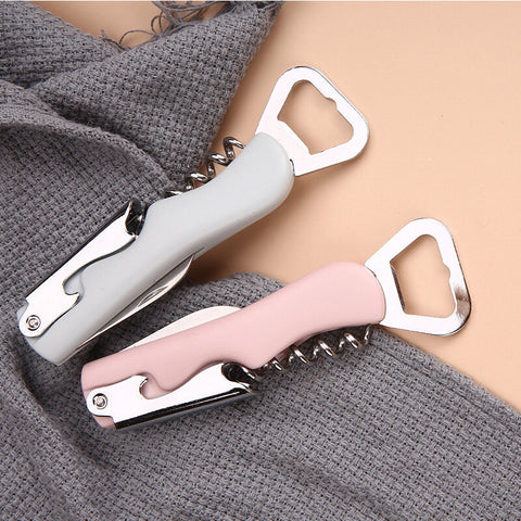 不銹鋼葡萄酒開酒器 啤酒啟瓶器 開罐頭 Stainless Steel Bottle Opener – Heavy Duty Metallic Wine Openers