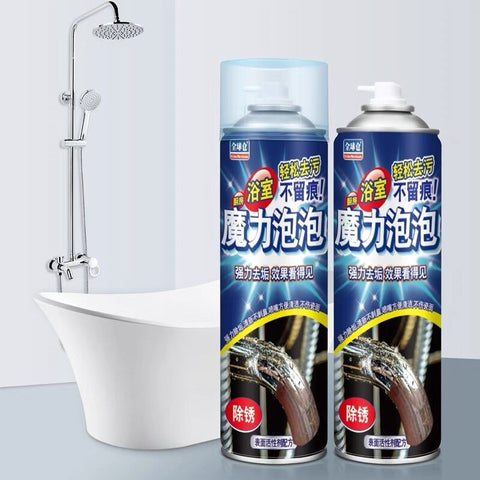 【520ml】浴室泡泡清潔劑 強力去垢去污劑 Bathroom bubble cleaning spray Tile and glass cleaner Strong kitchen stain remover Rust remover