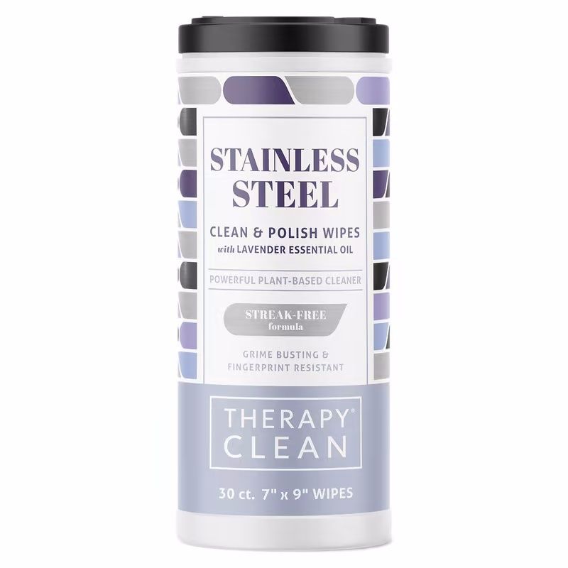 【美國製】不鏽鋼專用清潔拋光濕紙巾 Stainless Steel Cleaning and Polishing Wipes with Lavender Essential