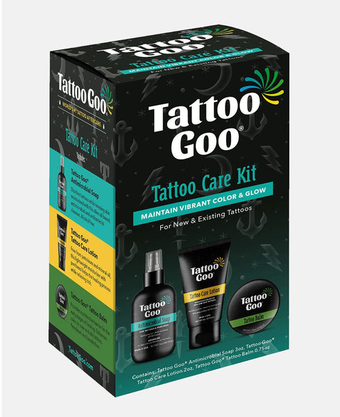 【美國製｜3件套裝】Tattoo Goo 紋身保養保色護理裝 Tattoo Goo tattoo Care Kit tattoos aftercare kit maintain vibrant color set