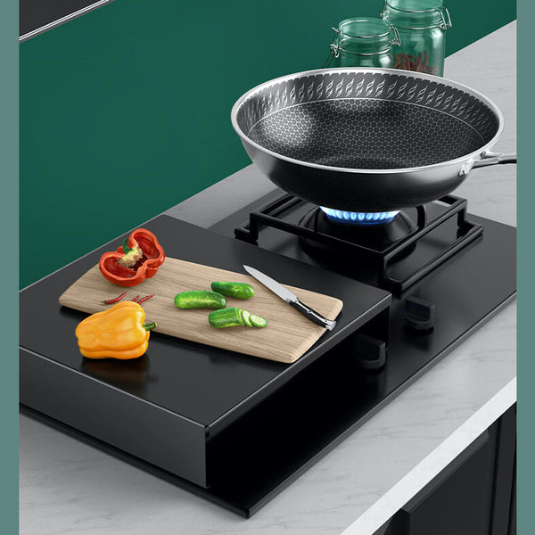 廚房黑色不銹鋼置物架 不銹鋼灶台蓋板 Kitchen Black Stainless Steel Shelf Stainless steel cooktop cover induction cooker rack rice cooker stand