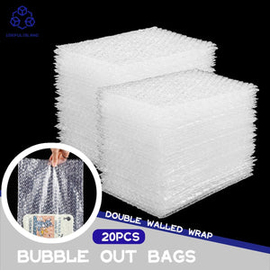 【雙層加厚 | 20個裝】氣泡袋 防震氣泡包裝袋 Double Thickness Air Bubble Bags