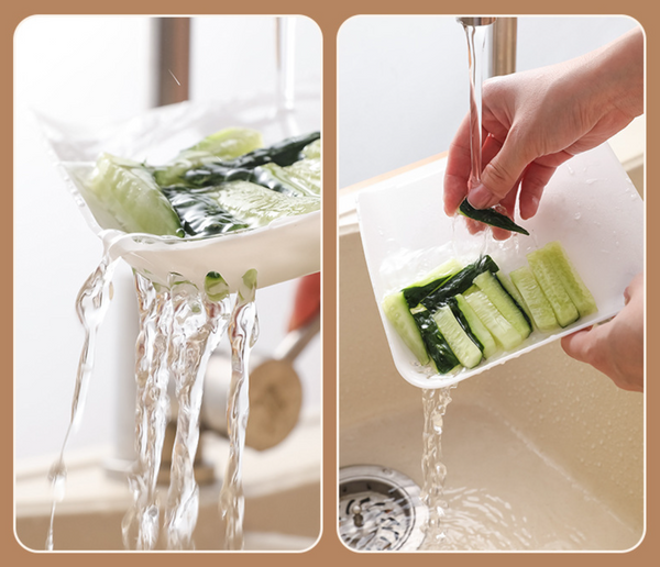 YNI 日式可懸掛瀝水切菜砧板 小菜板 廚房多功能料理板 Japanese Hangable Drainable Chopping Board Kitchen Multifunctional Cooking