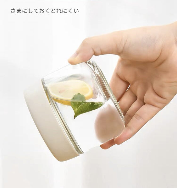 日式玻璃儲物罐 玻璃密封罐 五谷雜糧收納盒 Japanese glass storage jar glass sealed jar multi-grain storage box