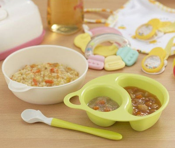 【日本製 | 可微波】日本INOMATA 嬰兒輔食碗套裝 寶寶雙層碗 【Made in Japan】INOMATA Baby Feeding Bowl Set