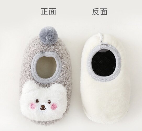 【初生-2歲】嬰兒地板襪 初生嬰兒襪 加厚寶寶地板鞋 嬰兒襪 【Newborn-2years old】Baby non slip socks toddler socks new born kids warm socks winter socks